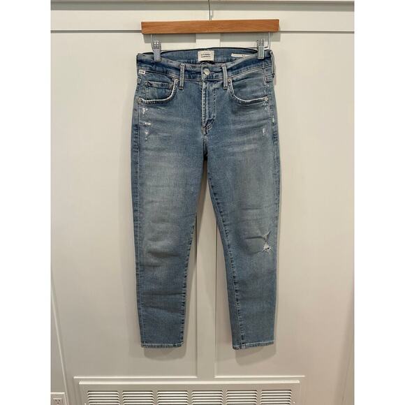 Citizens of Humanity Ella Mid Rise Crop Slim Jeans Size 25 - Picture 1 of 7